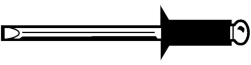 BLINDKLINKNAGEL RVS A2/A2 VK 4,8x8 (min afname DS a 500st)