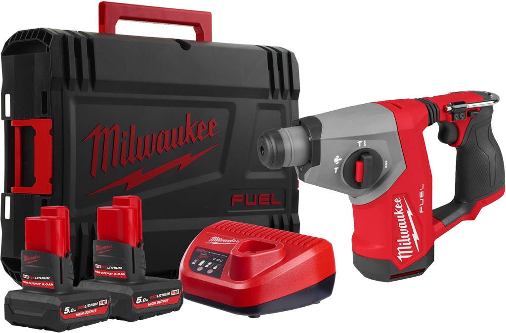 MILWAUKEE M12 FUEL™ M12 FHAC16-502X COMPACT SDS PLUS ACCU BOORHAMER 16mm 4933499185