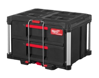 MILWAUKEE PACKOUT BOX MET 2 LADEN AFM 560X410X360MM 4932472129