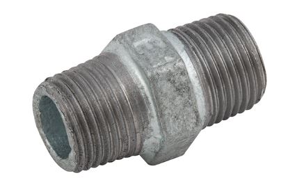 DUBBELE NIPPEL-280 BU/BU BSP 1/4