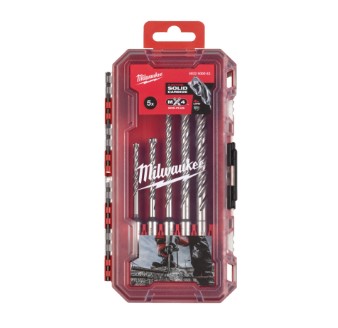 MILWAUKEE SDS+ DRILL SET MX4 PACKOUT READY BOX 5PCS 4932500063