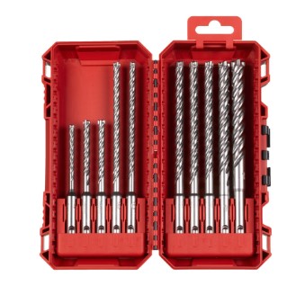 MILWAUKEE SDS+ BORENSET MX4 PACKOUT READY BOX 10PCS 4932500062