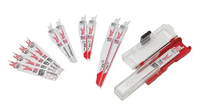 MILWAUKEE SAWZALL RECIPROZAAGBLADENSET AX, TORCH, WRECKER, 12 stuks 49222229