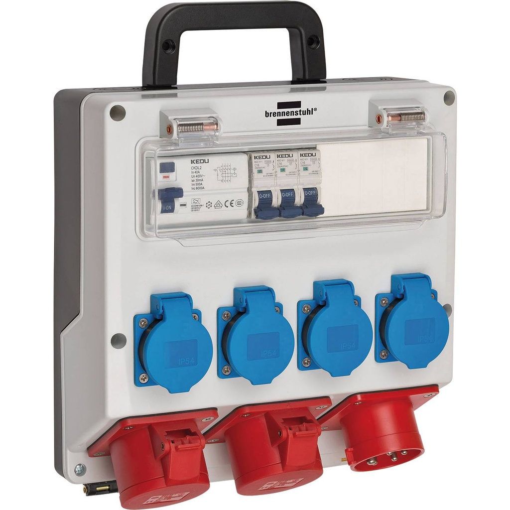 BRENNENSTUHL CEE-STROOMVERDELER 400 V 16 A 1154890010