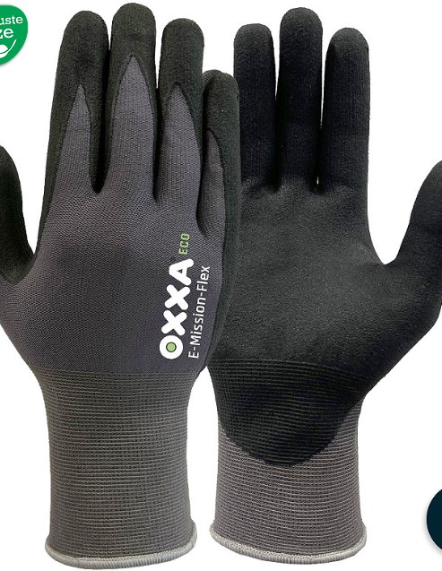 PR. GLOVES OXXA E-MISSION-FLEX 52-200 BLACK/GREEN SIZE 11