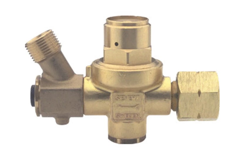 SIEVERT REDUCEER-/SLANGBREUKVENTIEL 2 BAR SHELL