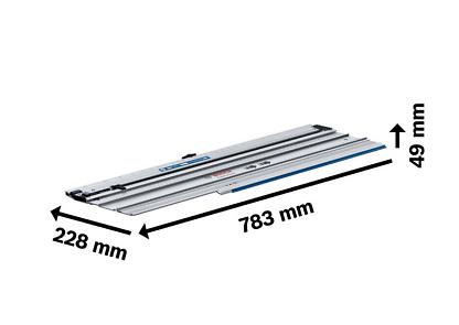 GUIDE RAIL FSN 440 X L=783mm W=228mm 1.600.A02.V36