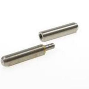 WELD-ON HINGE STEEL L=80mm STEEL PIN AND BASS RING