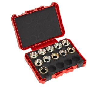 MILWAUKEE PERSVORMSET DIN13Cu 16-300mm²(11-delig) IN KOFFER 4932472000