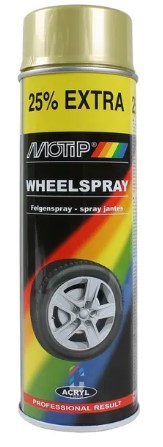 CAN 500 ML MOTIP WHEEL PAINT GOLD 04008