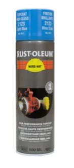 SPUITBUS RUST-OLEUM HARD HAT 2123 DEKLAAG  LICHTBLAUW RAL 5012