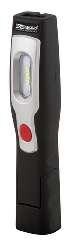 LED LAMP OPLAADB. 6+1 LEDS 350 / 80 lum MAGN. + KNIKBAAR *A* (kopie)