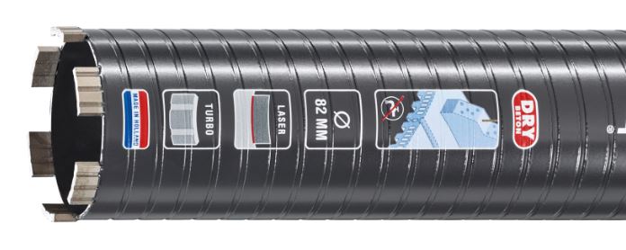 CARAT LASER DIAMANTBOOR DRY BETON 92x300 5/4" UNC