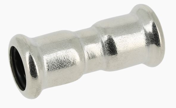 M-PRESS STAINLESS STEEL INSERT REDUCER STRAIGHT 88.9x76.1mm 200394