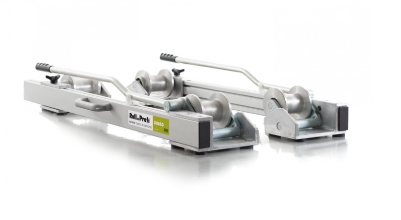 JUMBO ROLLER DEVICE A90102 2-PIECE. MAX 700KG REEL WEIGHT - MAX REEL DIAMETER 1800mm