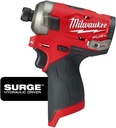 MILWAUKEE HYDRAULIC IMPACT SCREW 1/4" M12 FQID-0 SOLO EXCL. BATTERY AND CHARGER 170Nm