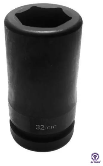 ACTION DOPSLEUTEL KRACHT 3/8" 17mm LANG 6-KANT L=65mm DO1038-1-017