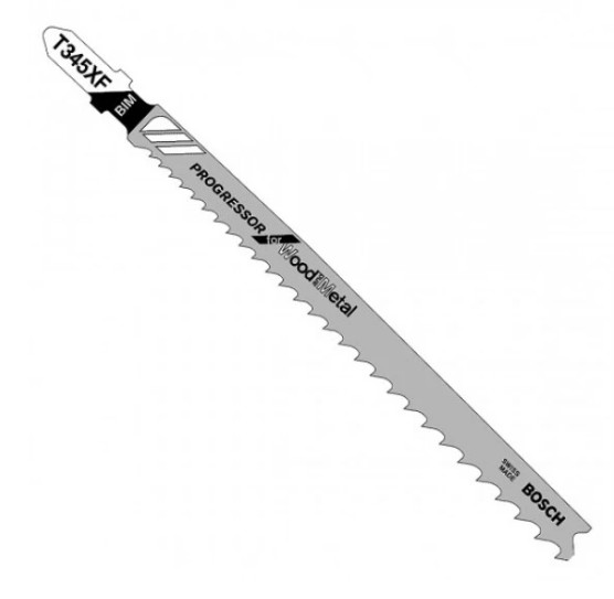 PK a 25st DECOUPEERZAAG T345XF METAAL/HOUT/ALU  2.608.634.995