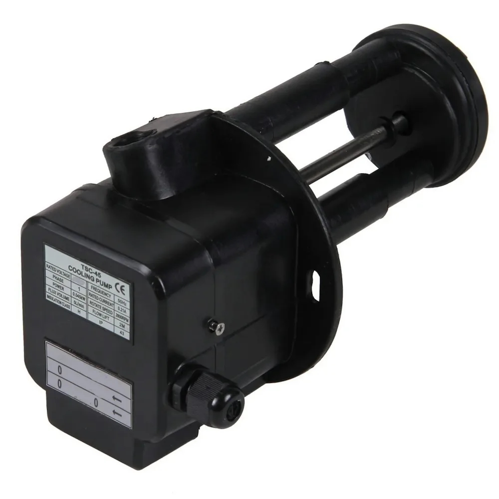 UNIVERSELE KOELPOMP VOOR AFKORTZAAGMACHINE 230V 5L/min INSTEEKDIEPTE 13,5cm IP43