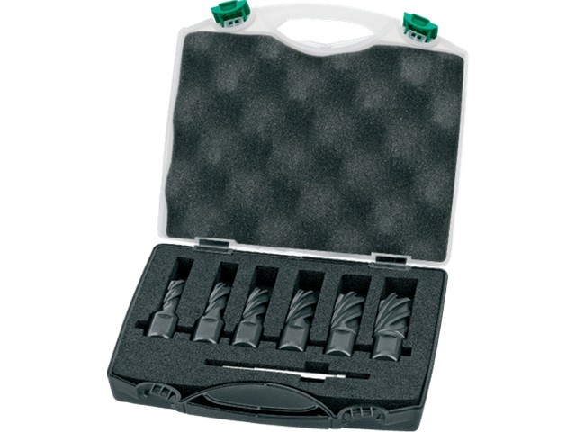 HSS-CO CORE DRILL SET 12-22 mm 7 pcs. *A* DRILLING DEPTH 25mm    69.212.2001