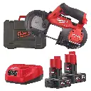MILWAUKEE M12 FUEL™ M12 FBS64-402C SUBCOMPACTE ACCU BANDZAAGMACHINE 4933478441