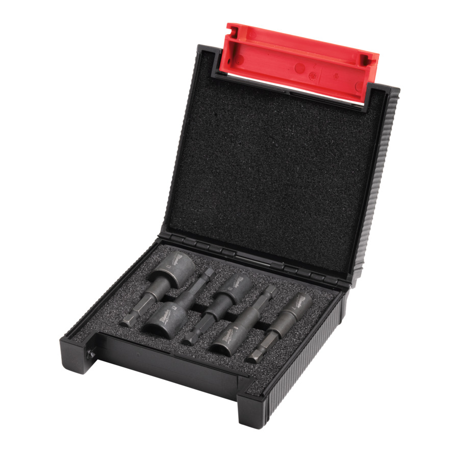 MILWAUKEE SHOCKWAVE™ IMPACT DUTY 1/4'' Hex SLAGDOPPENSET 5-Delig 4932352822