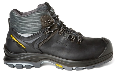 [972000185] WERKSCHOEN GRISPORT ZWART YUCON S3 MT 46 HOOG MODEL MET KRUIPNEUS