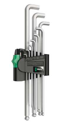 [165000570] WERA INBUSSLEUTELSET 950PKL/9SM N 1,5-10mm KOGELKOP