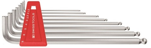 [130000115] PB INBUSSLEUTELSET  2222 LH 10 90-100gr 10 DELIG 1,5-10mm