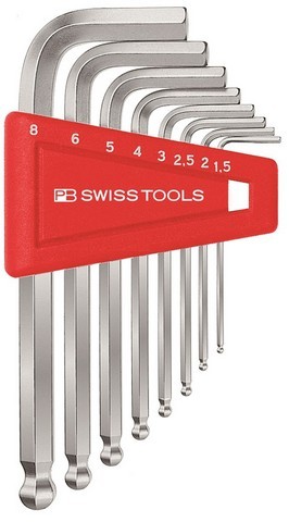 [130000345] PB Allen Key Set K.K. 212.H-8 8-Piece 1.5-8mm