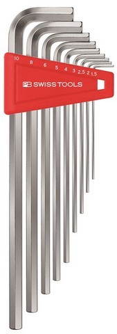 [130000385] PB Allen Key Set 211 H-10 9-Piece 1.5-10mm (Long Model)