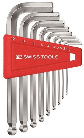 [130003390] PB Allen Key Set K.K. 212.H-10 10-Piece 1.5-10mm