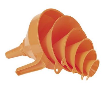 [134000235] SET of 6 FUNNELS PE 02 372 043 D=50/75/100/120/150/160mm