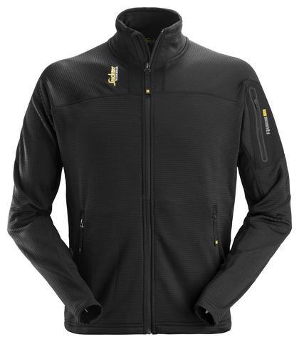 [149004480] MICRO FLEECE JACK 9438 0400 ZWART 3XL 