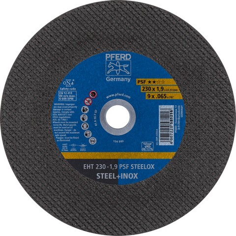 [157000075] SLIPPED DISC EHT 230-1.9 A46P PSF-INOX (ORANGE) (+) (25) 61728131 / 581216