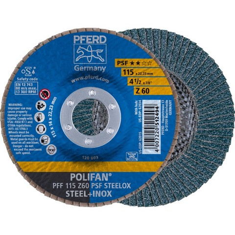 [157000195] LAMELLA DISC 115x22 Z-60 FLAT PFF 67666115 / 512494 (10)