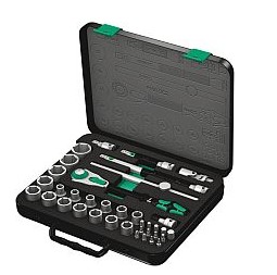 [165000310] WERA SOCKET SET ZYKLOP 1/2" 37-PIECE 8100SC2