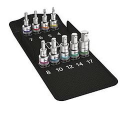 [165001470] WERA INBUSDOPSL.SET 8740 C HF 1 9DLG 1/2 