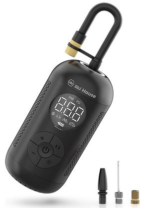 [166000445] PORTABLE ACCU LUCHTPOMP 6-DELIG *AKTIE* VOOR B.V. AUTO / FIETSBAND    DHT0010