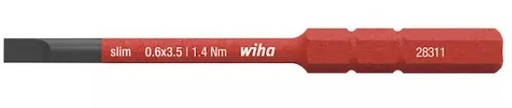 [166000915] WIHA SLIMBIT ELECTRIC SLEUF 0,6x3,5 41159 