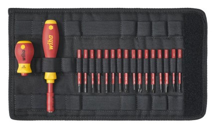 [166001905] WIHA SLIMBIT SCHROEVENDRAAIERSET SLIMVARIO 19-dlg. +ETUI+BITS 41231