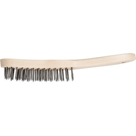 [171000005] 4-ROW STEEL WIRE HAND BRUSH