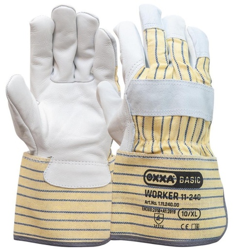 [179000025] OXXA HANDSCHOENEN WORKER 11-240 MT.7 A-KWALITEIT BUFFELLEDER