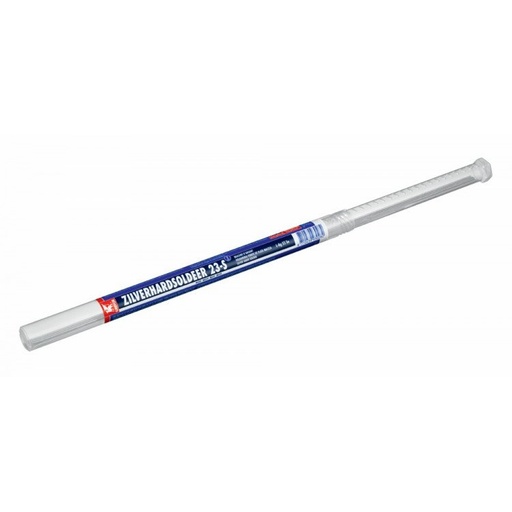 [239000255] KOKER ZILVERSOLDEER 23S 40% 100gr 1,5mm KOPER/IJZER/STAAL/NIKKEL