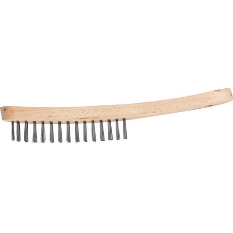 [244000005] 2-ROW STEEL WIRE HAND BRUSH