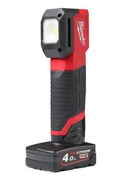 [260000185] MILWAUKEE LAMP M12 CML-401 AANPASBARE KLEURTEMPERATUUR 1X ACCU 4Ah + LADER