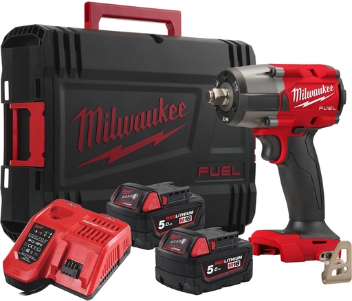 [260000240] IMPACT WRENCH M18 FMTIW2F12-502X 1/2" 880Nm +2x BATTERY 5.0 Ah + CHARGER + HD BOX