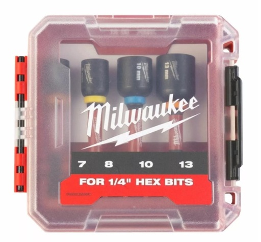 [260000790] BITDOPSET SHOCKWAVE 1/4"  4 DLG 7-13mm 4932492445