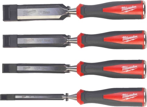 [260000795] MILWAUKEE CUTTING CHISEL SET 4PCS 6,13,19 and 25mm no. 4932479897