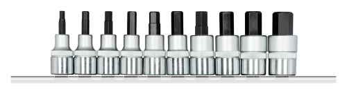 [306000080] SOCKET WRENCH DR. 1/2" + RAIL, 10-piece R62558010, 3300023